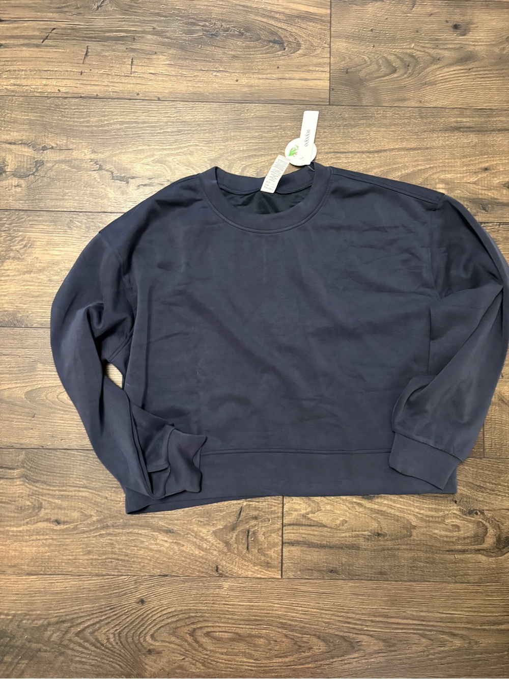 ⭐ NWT ODODOS Women’s Soft Crewneck Sweatshirt Navy Size Large